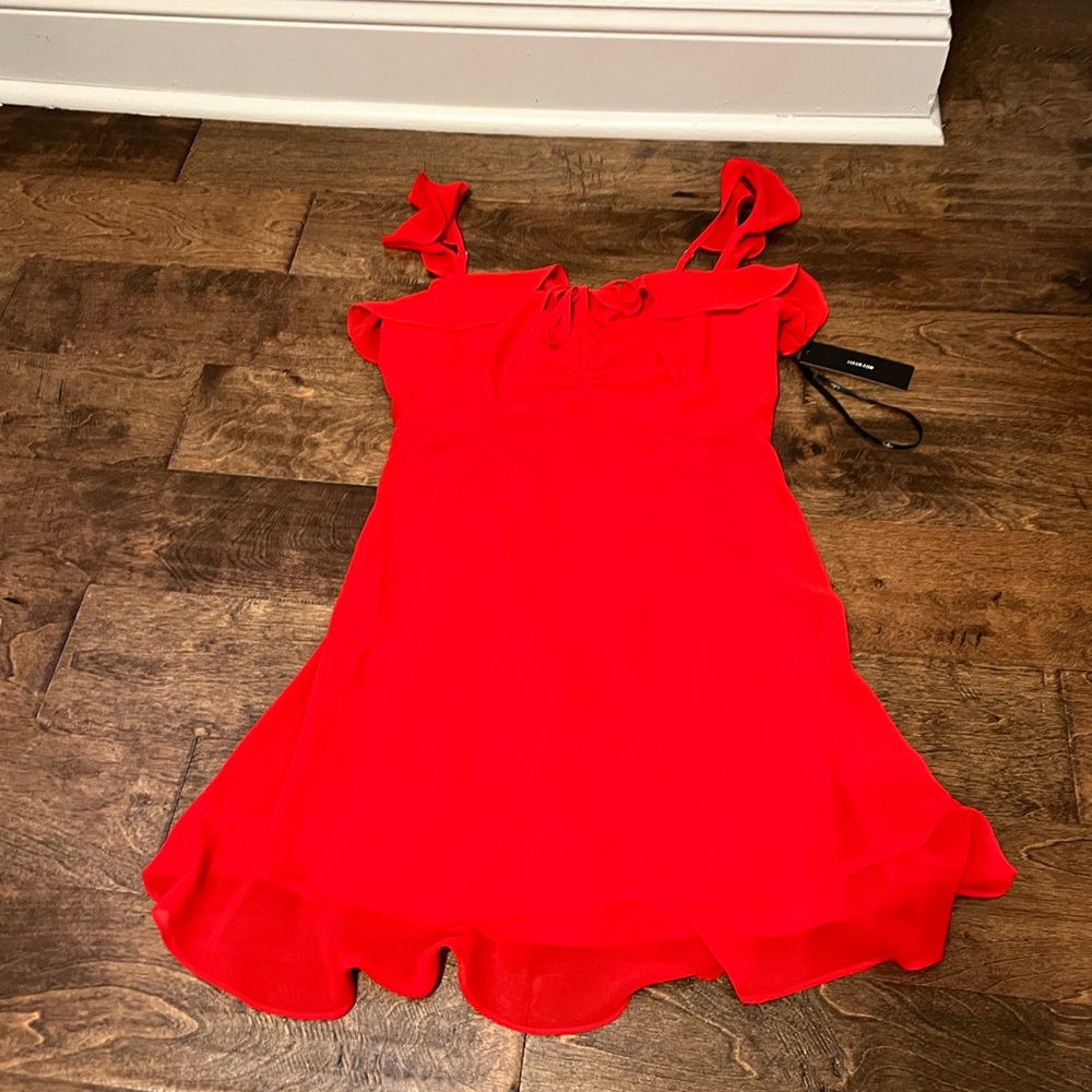 Lulus red mini dress. Size medium. New with tags.